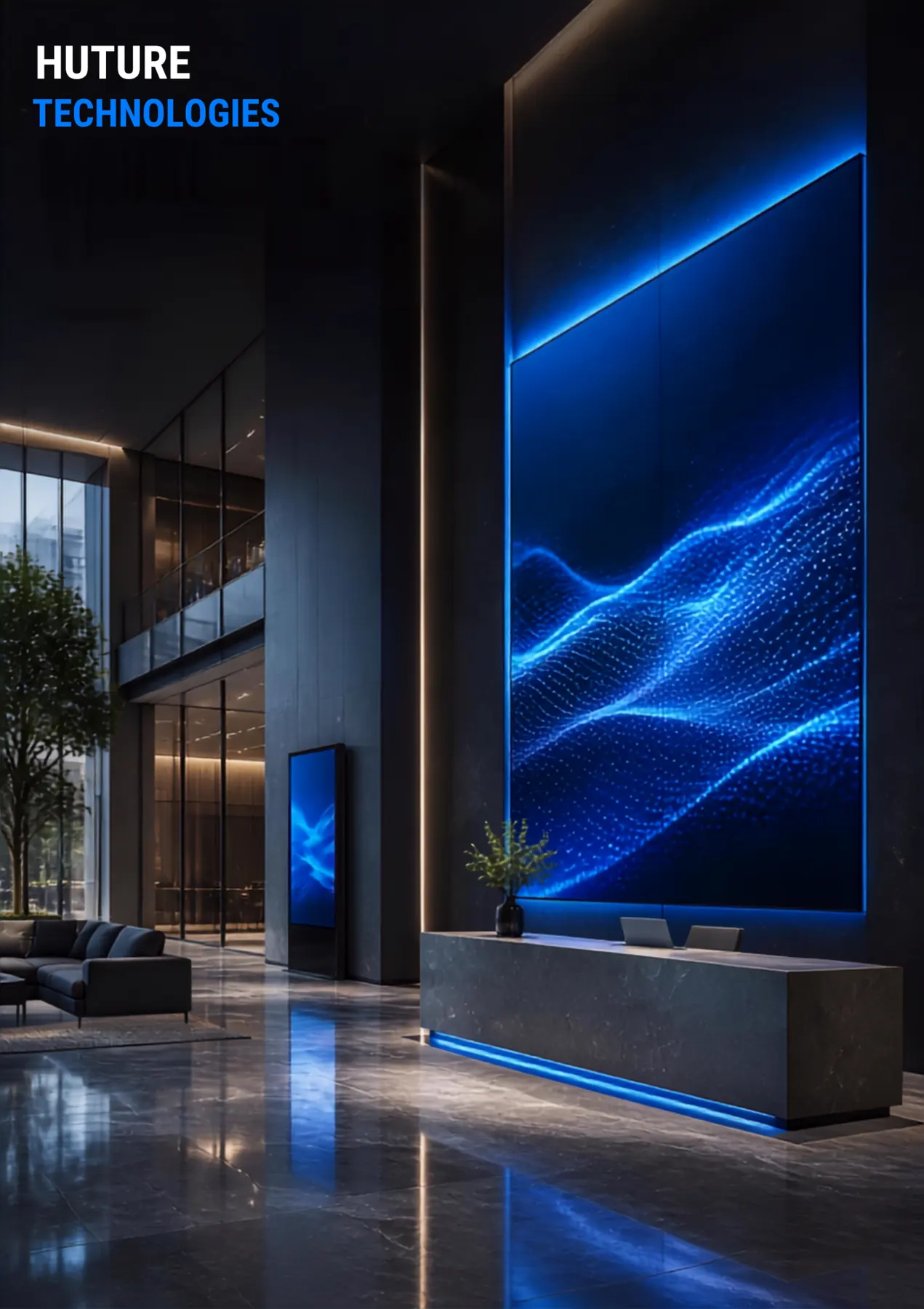 Affichage professionnel et mur LED